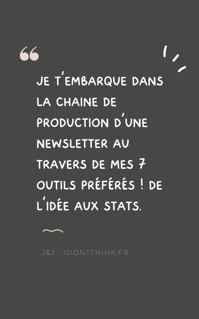 7 outils pour ta newsletter