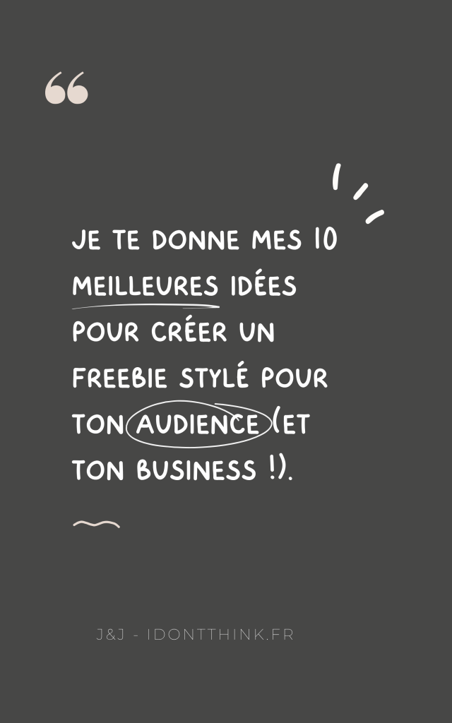 10 idées de freebies originaux pour faire grossir ta liste email