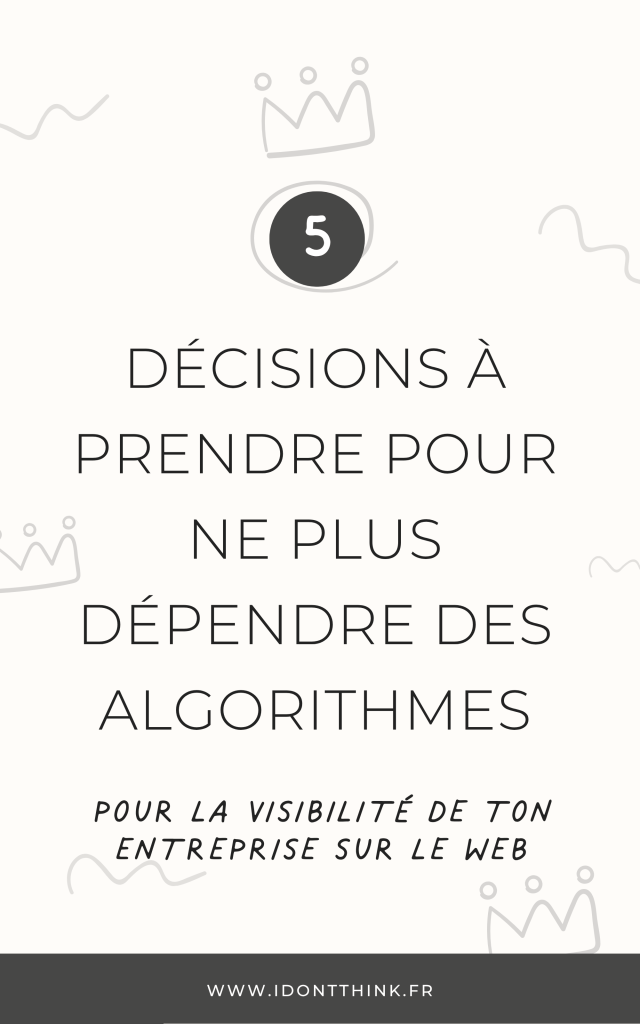 Dépendance aux algorithmes entreprise